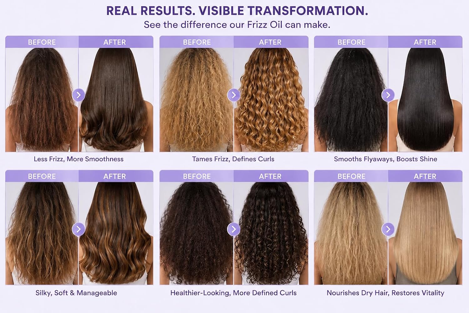 Curly Hair Oil For Frizzy Hair & Frizz Control - Image 8