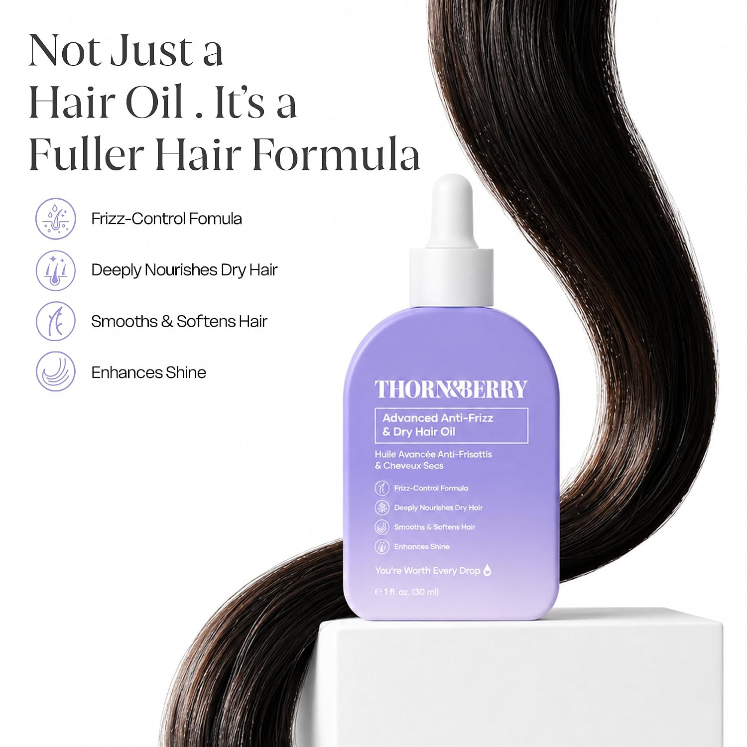 Curly Hair Oil For Frizzy Hair & Frizz Control - Image 4