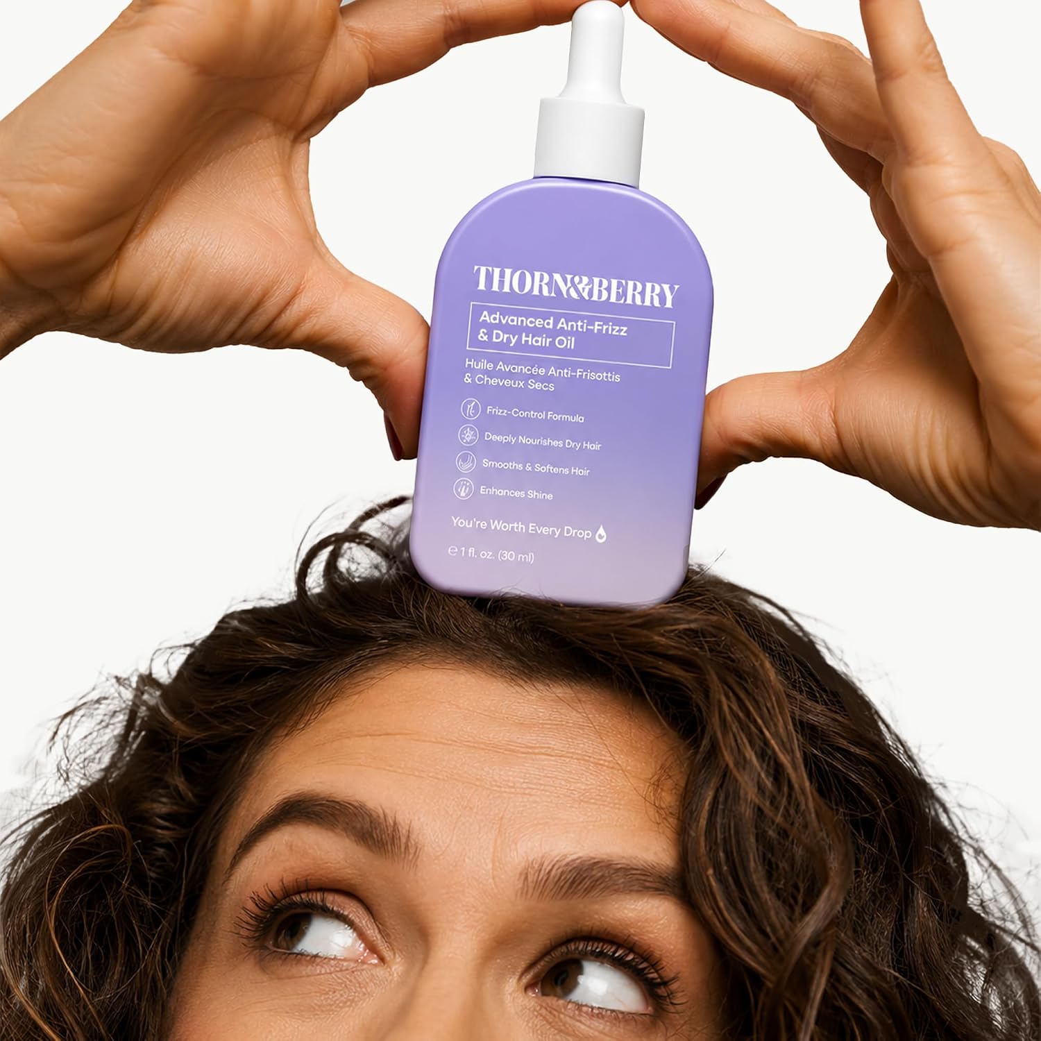 Curly Hair Oil For Frizzy Hair & Frizz Control - Image 3