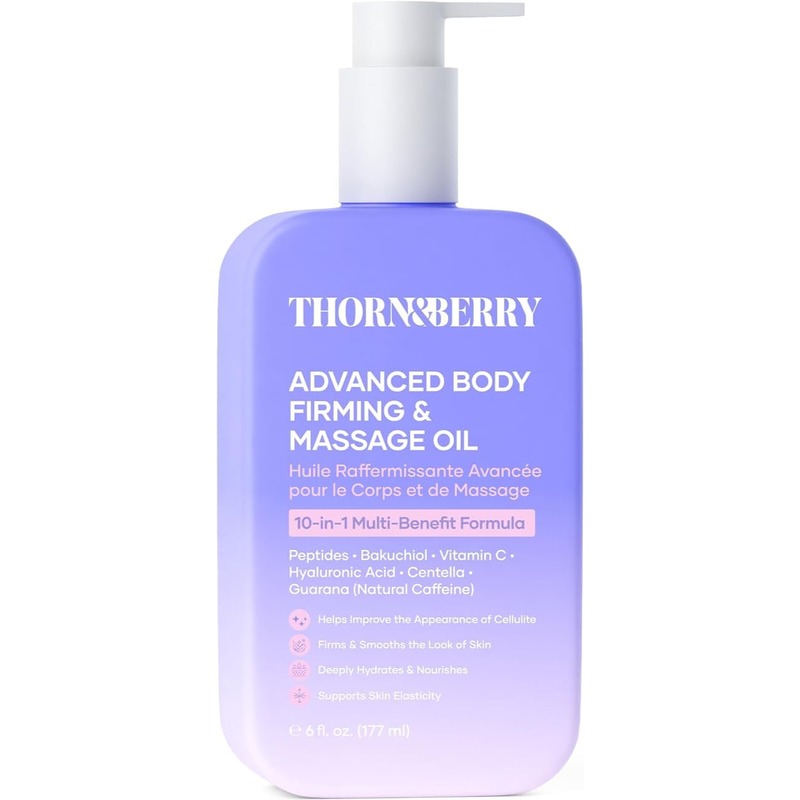 Firming Body Oil For Crepey Skin & Cellulite Care